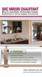 Mobile Screenshot of miroirchauffant.com