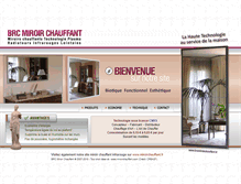 Tablet Screenshot of miroirchauffant.com